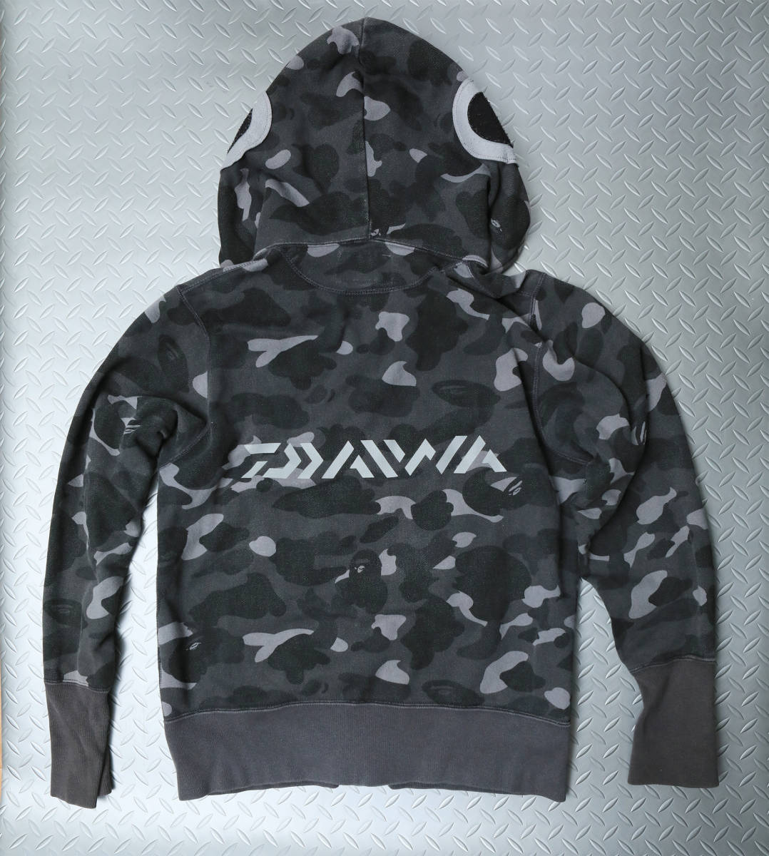 送料無料】DAIWA × BAPE フィッシュ パーカー Mサイズ a bathing ape a