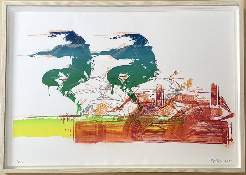 小畑多丘「Movement」2020/ Original Graphic Taku Obata/KODO Press