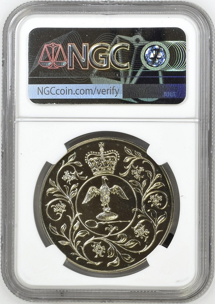 NGC PF66 1977年 英国 イギリス シルバージュビリー 女王 エリザベス 2