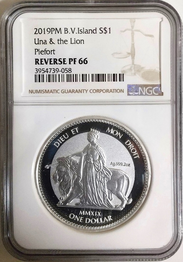 1円スタート☆2oz 世界5枚 NGC REVERSE PF66 2019年 イギリス領