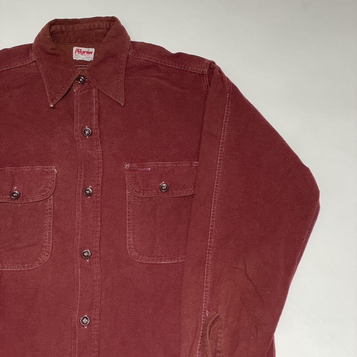 トップス シャツ 希少】40s vintage shirt 1940年代 ヴィンテージ シャツ | myglobaltax.com