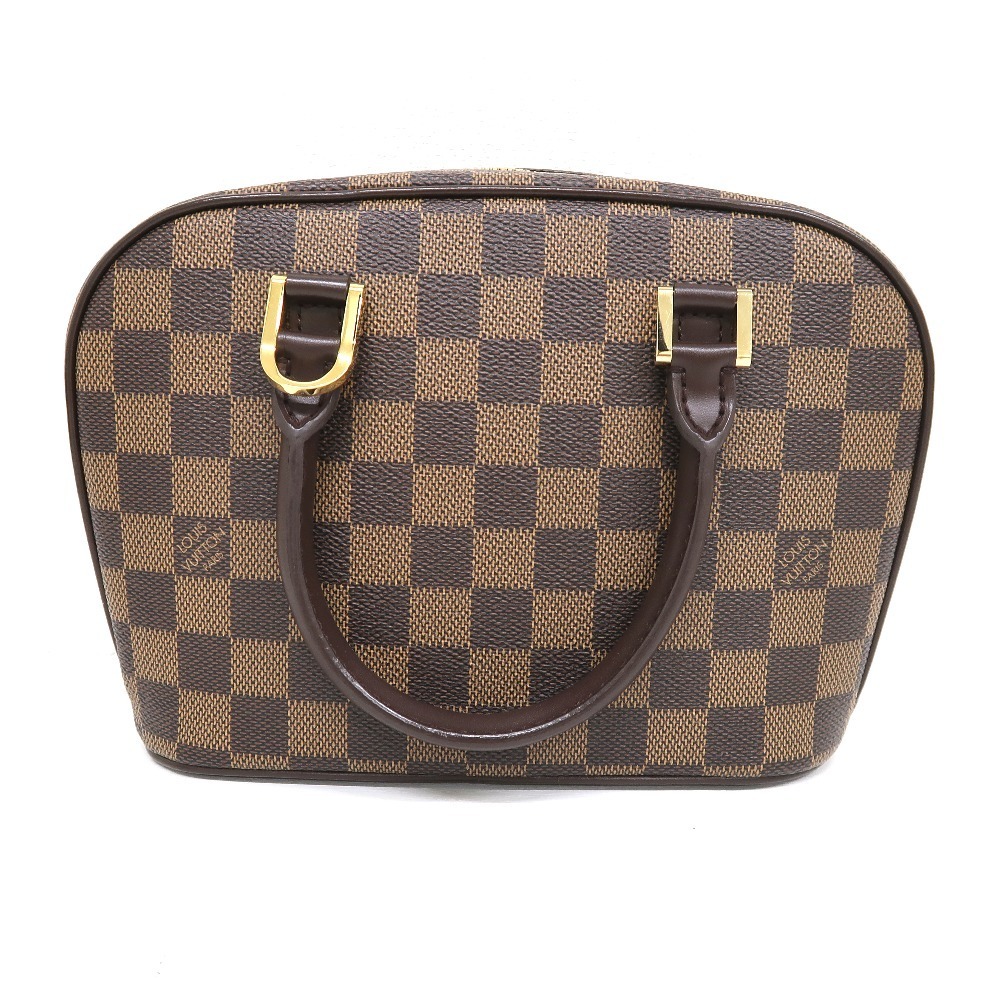 高級 LOUIS VUITTON ルイヴィトン サリアミニ ダミエ エベヌ レザー