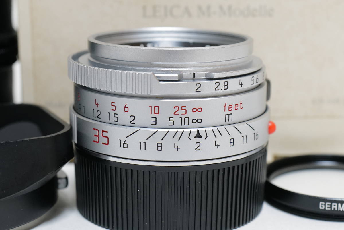 Leica Summicron-M 1:2/35 ７枚玉 silver ライカ ズミクロン 35mm F2 シルバー_画像2