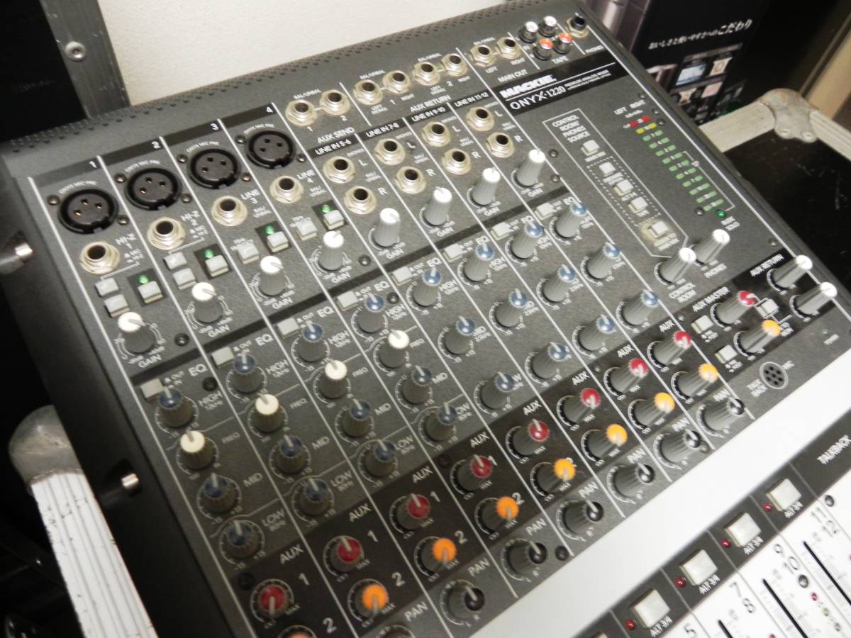 MACKIE ONYX 1220 アナログミキサー FireWireカード搭載 MACKIE ONYX 1220 アナログミキサー FireWireカード搭載 MACKIE ONYX