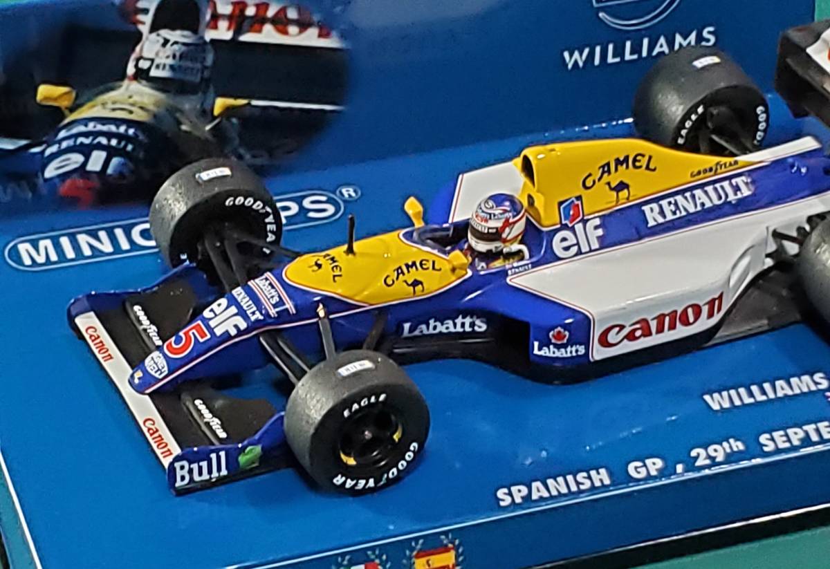 ミニチャンプス製 1/43 ウィリアムズ・ルノー FW14(N.マンセル)CAMEL仕様、他★セナ、プロスト、シューマッハ、パトレーゼ