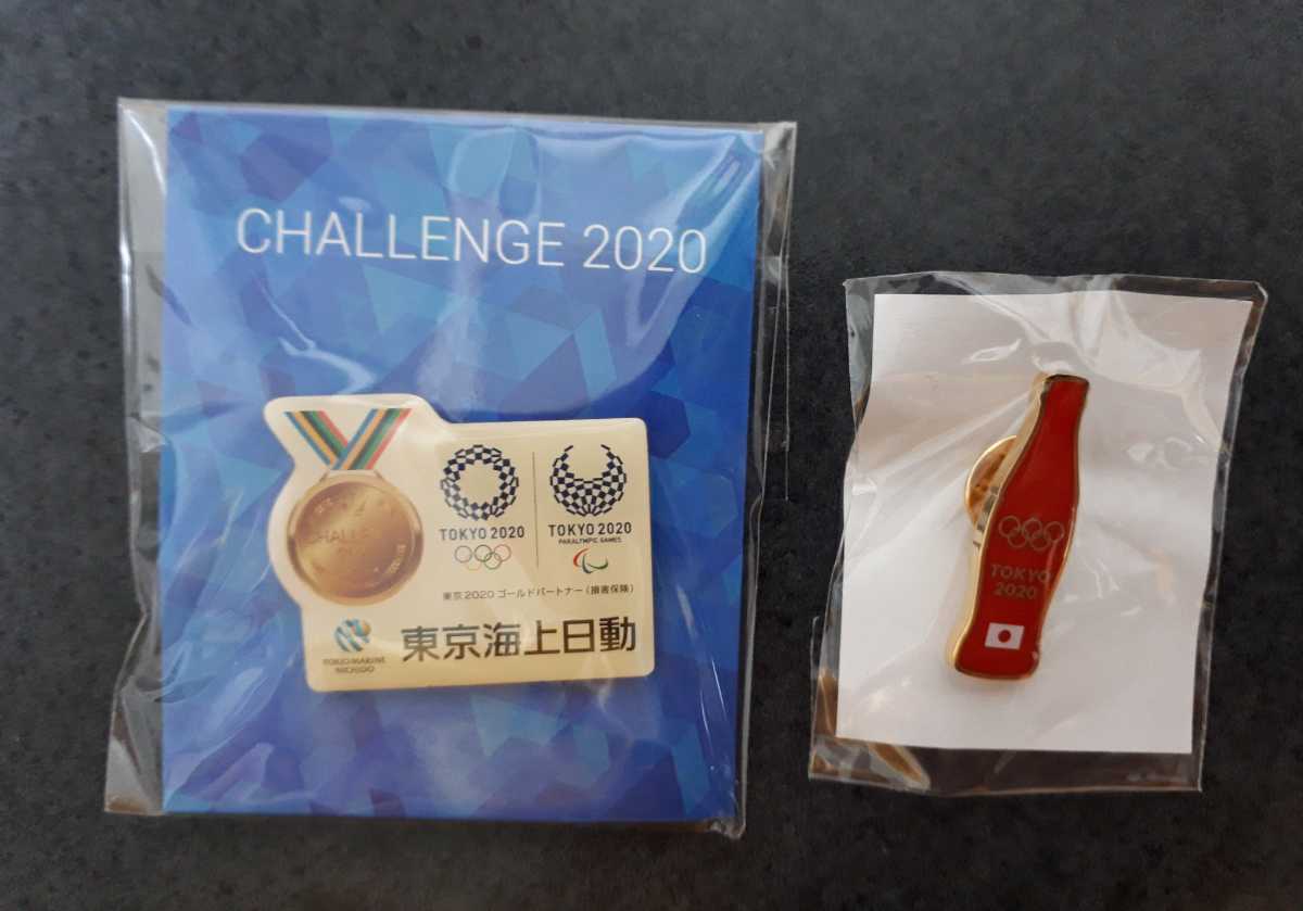 東京オリンピック ピンバッチ ピンバッジ 東京海上日動 2020　コカ・コーラ　ピンズ