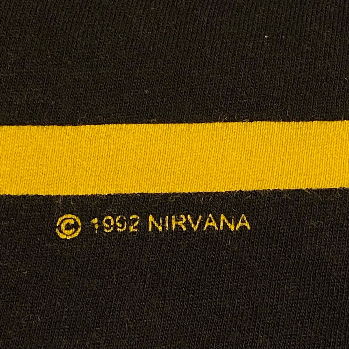 90sNIRVANAニルバーナ Tシャツ バンドanvil 1枚タグ USA製 両面 90sNIRVANAニルバーナ Tシャツ バンドanvil 1枚タグ USA製 両面
