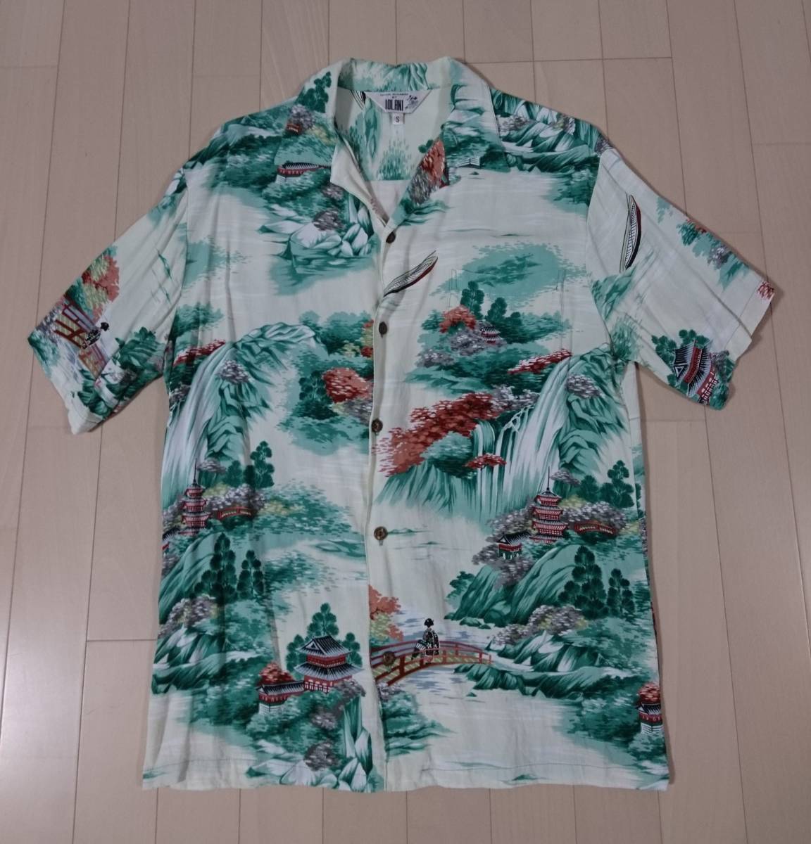 IOLANI イオラニ ハワイ製 ヴィンテージ 三角タグ アロハシャツ IOLANI イオラニ ハワイ製 ヴィンテージ 三角タグ アロハシャツ