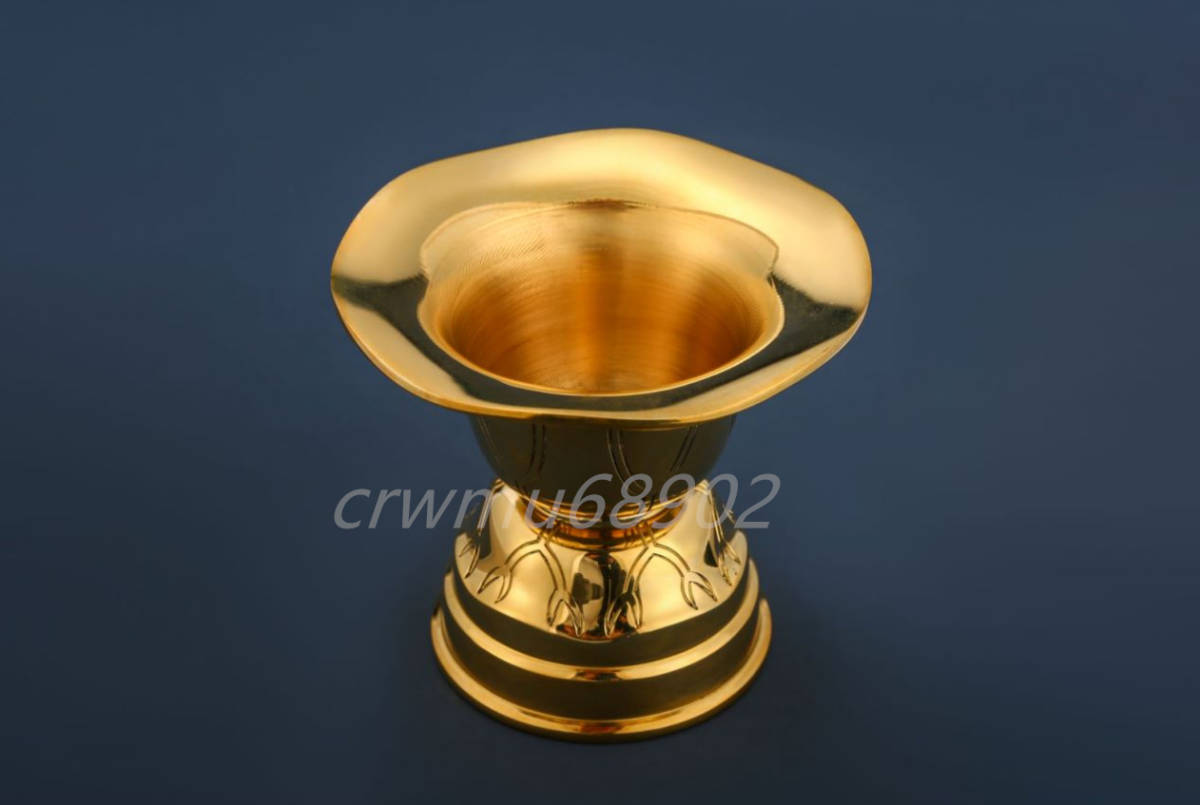 密教法具 聖天 花水器 真鍮製 密教法具 聖天 花水器 真鍮製