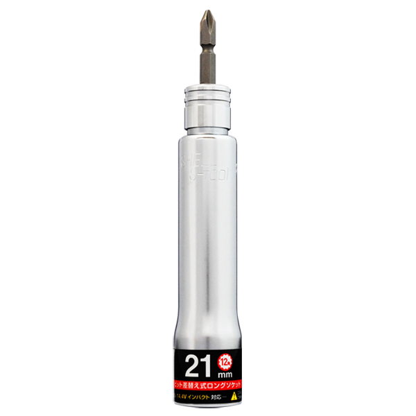 S-tool 2サイズインナー取換え式ソケット TWR-1721 17mm/21mm 12角 12.7ＳＱ（4分）40V対応_画像1