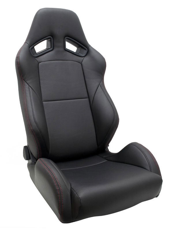 [JADE]RECARO SR-7 GK100用シートカバー(ブラック×レッドステッチ)_画像1