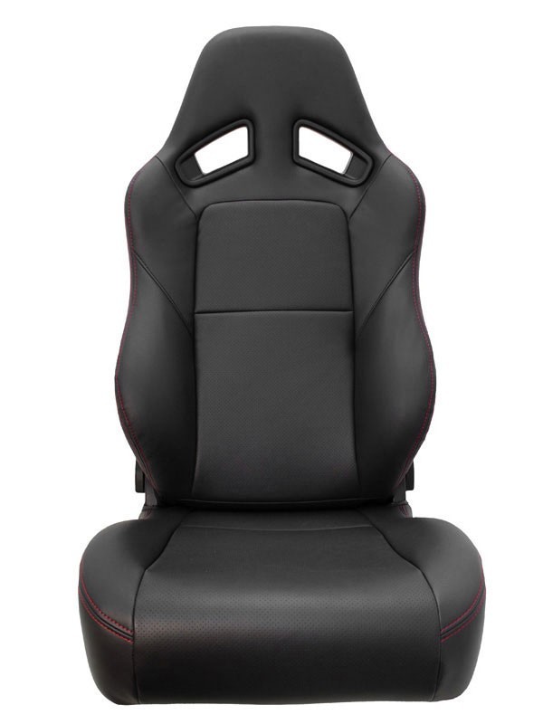 [JADE]RECARO SR-7F KK100(～2016年モデル)用シートカバー(ブラック×レッドステッチ)_画像2