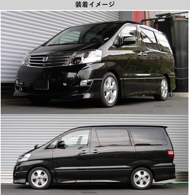 [RS-R_Ti2000 DOWN]ANH15W アルファード_AS(4WD_2400 NA_H17/4～H20/4)用車検対応ダウンサス[T843TW]_画像4