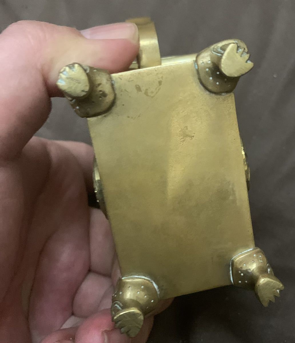 香炉 青銅製? 唐獅子 | intranetcentromayor.com