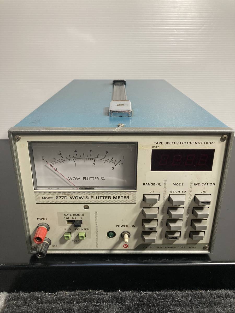 人気激安 FLUTTER WOW MEGURO／目黒電波測器 METER ワウ MK-677D その他