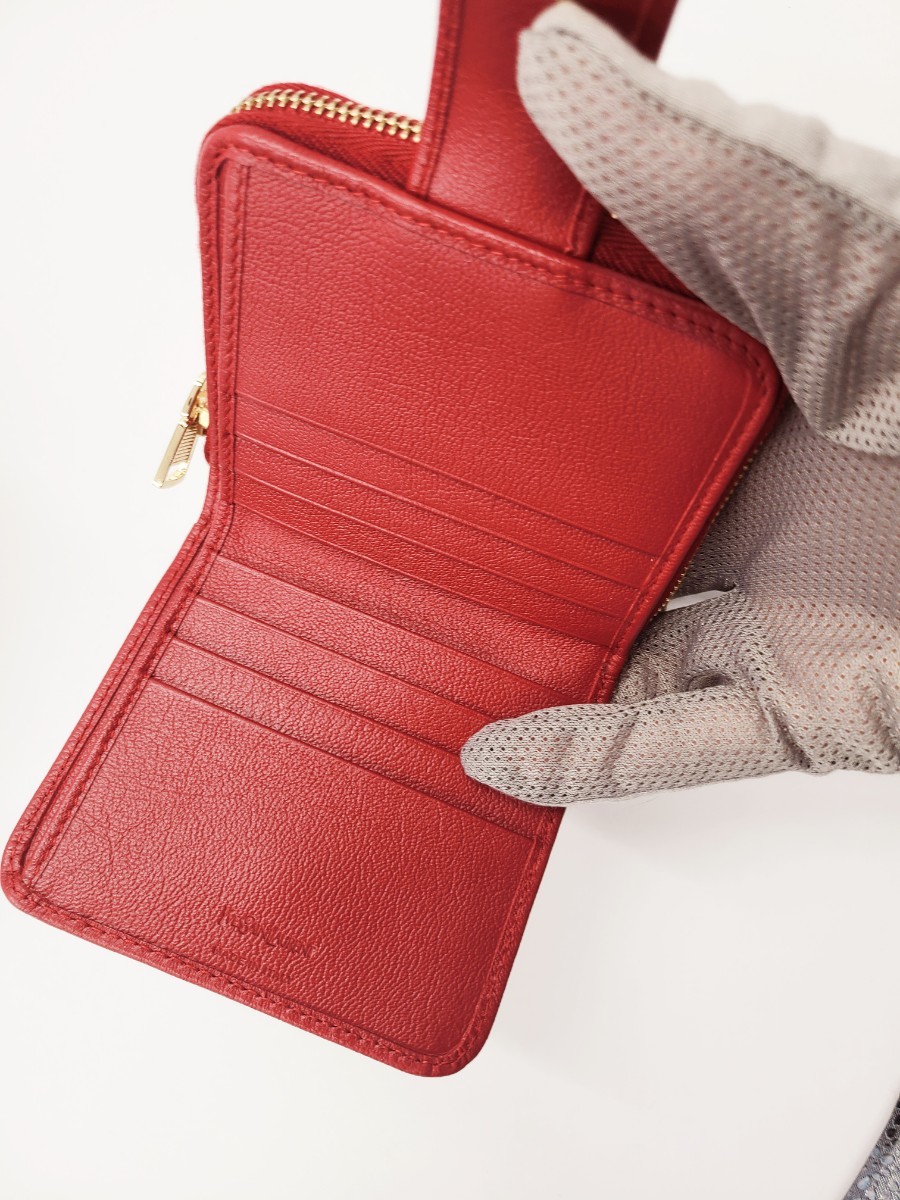 日本未発売日本未発売未使用品 Saint Laurent 長財布 352904 レッド