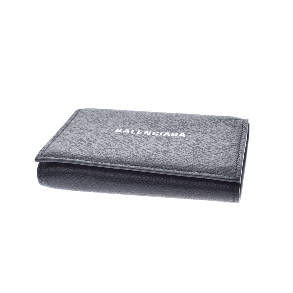 BALENCIAGA バレンシアガ チェーン付きコンパクトウォレット 黒