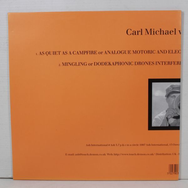 L04/LP/Carl Michael Von Hausswolff - As Quiet As A Campfire Or Analogue Motoric And Electro-....._画像2