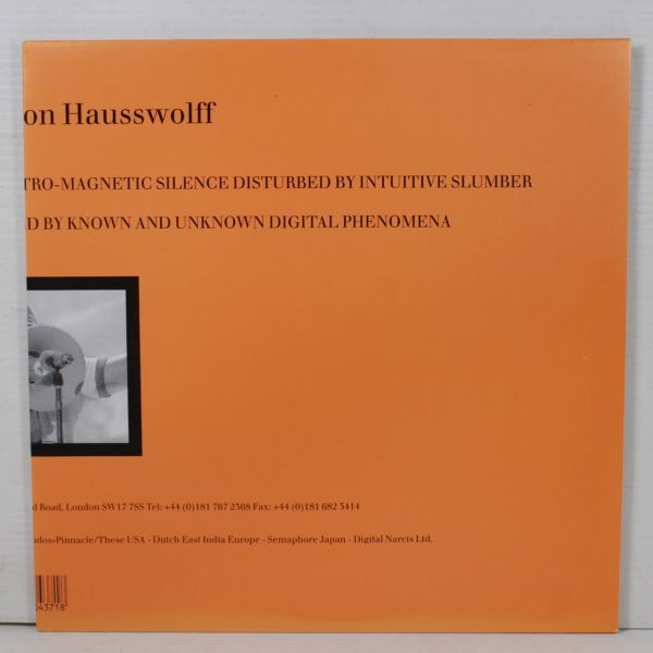 L04/LP/Carl Michael Von Hausswolff - As Quiet As A Campfire Or Analogue Motoric And Electro-....._画像1