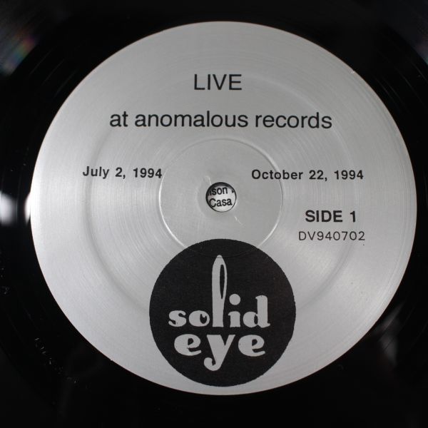 L04/LP/Solid Eye - Live At Anomalous Records_画像6