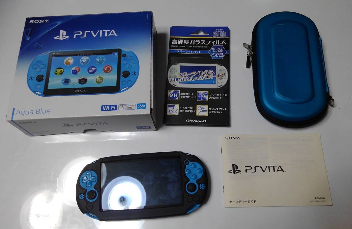 SONY PS Vita Wi-Fiモデル PCH-2000 32Bメモリーカード付 ソニー 動作