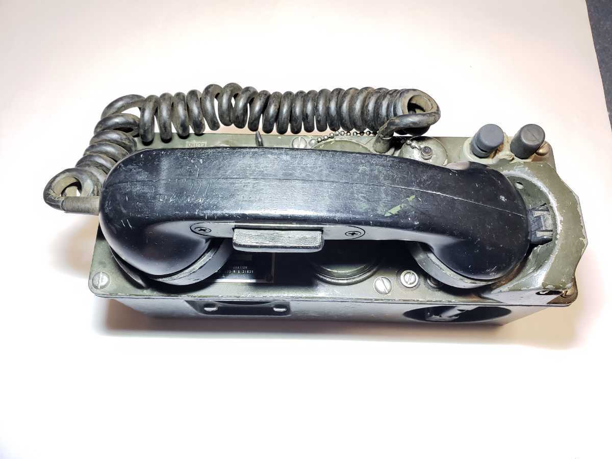 レア 米軍 実物 野戦電話 TELEPHONE SET TA-312/PT ナム戦 海兵隊 無線