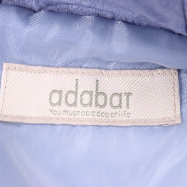adabat/アダバット レディース フーデットブルゾン ゴルフウェア 中綿 