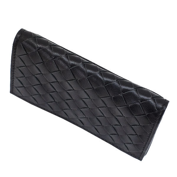 【送料無料】【本物】BOTTEGAVENETA★ボッテガヴェネタ★イントレチャートカードケース★名刺入れ★ラムスキン★黒★ブラック★メンズ★革_画像4