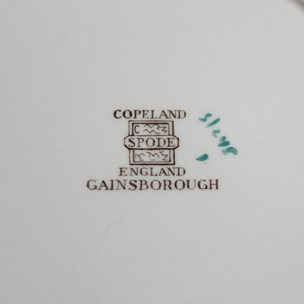 ヨーロッパビンテージ イギリス製 COPELAND SPODE（コープランド・スポード） Gainsborough スモールプレート Q036_画像4