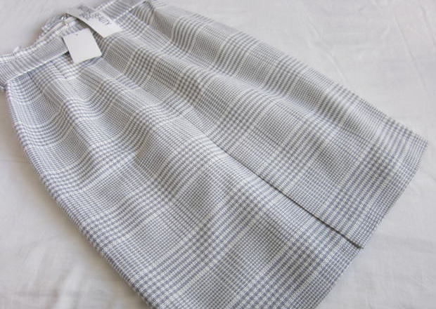 * Natural Beauty Basic NATURAL BEAUTY BASIC unused goods check skirt 