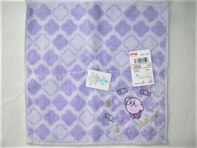 * new goods WEB limitation circle ..... star. car bi. handkerchie ( star. car bi.) Mini towel hand towel lavender light purple 25cm×25cm anti-bacterial deodorization processing *