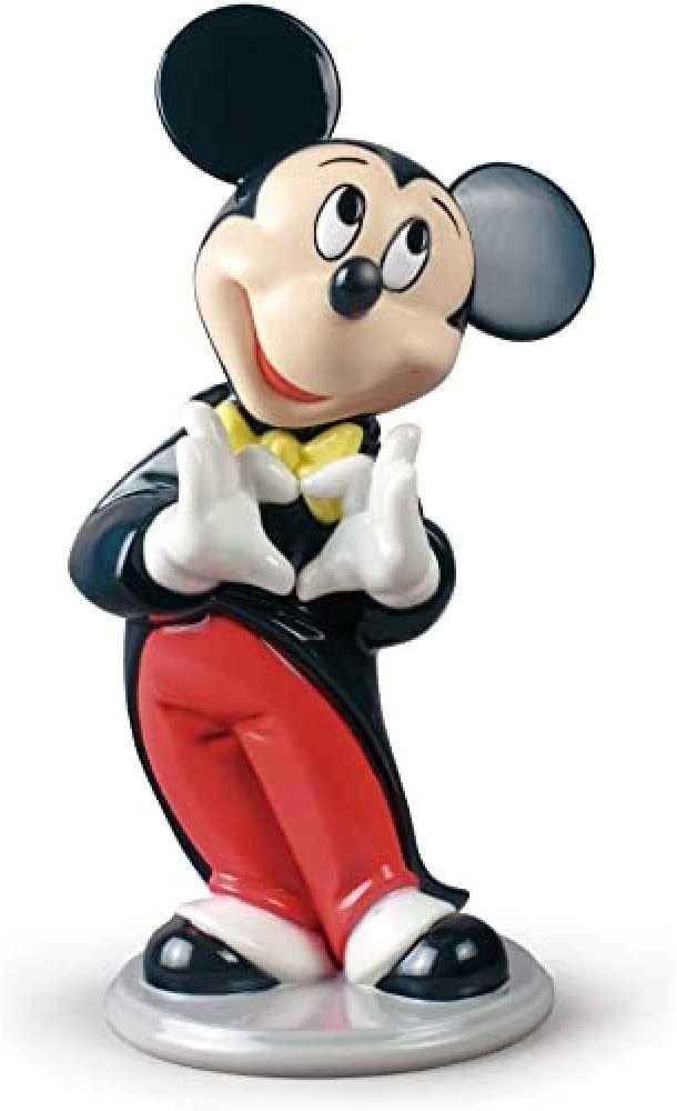 入手困難 リヤドロ 正規品 ミッキーマウス ディズニー Disney 置き物 新品 LLADRO 18x8x9cm プレゼント 置物 インテリア