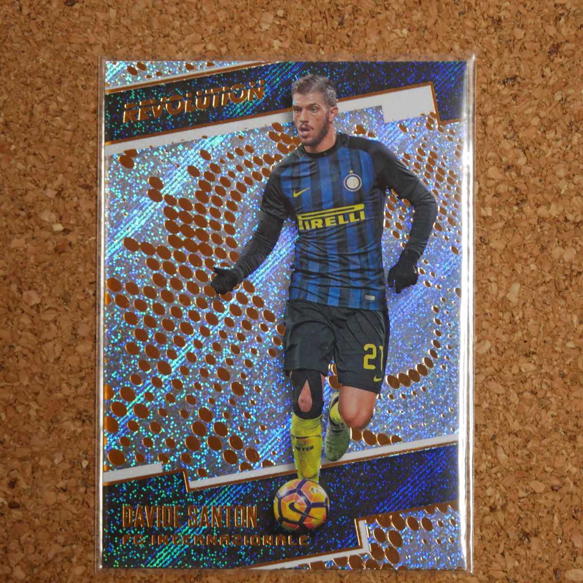 panini revolution soccer Davide Santon パニーニレボリューションサッカー ダビデサントン インテル イタリア ローマ_画像1