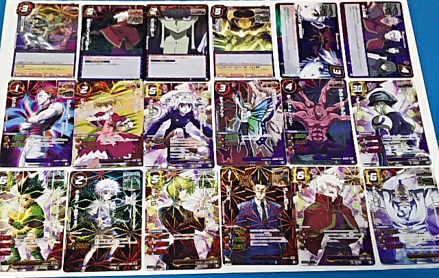 コンプリート 劇場版HUNTER×HUNTER ミラバトHHEX02 カードダス全18種 ゴン キルア クラピカ レオリオ ビスケ ヒソカ ピトー ハンター映画 の画像5