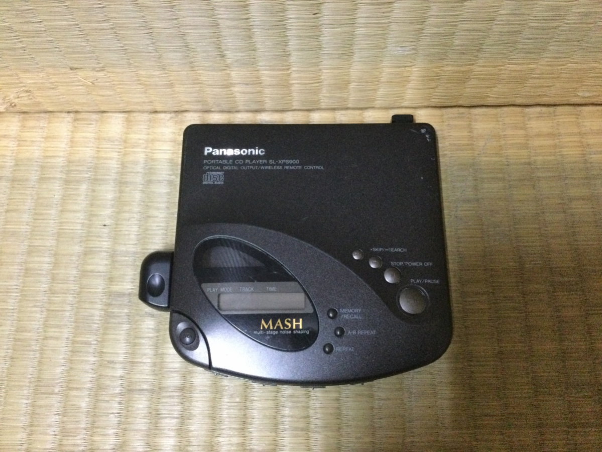 ☆ Panasonic パナソニック　SL-XPS900 ポータブル　CDプレーヤー　高級機　MASH 希少　ジャンク☆_画像1