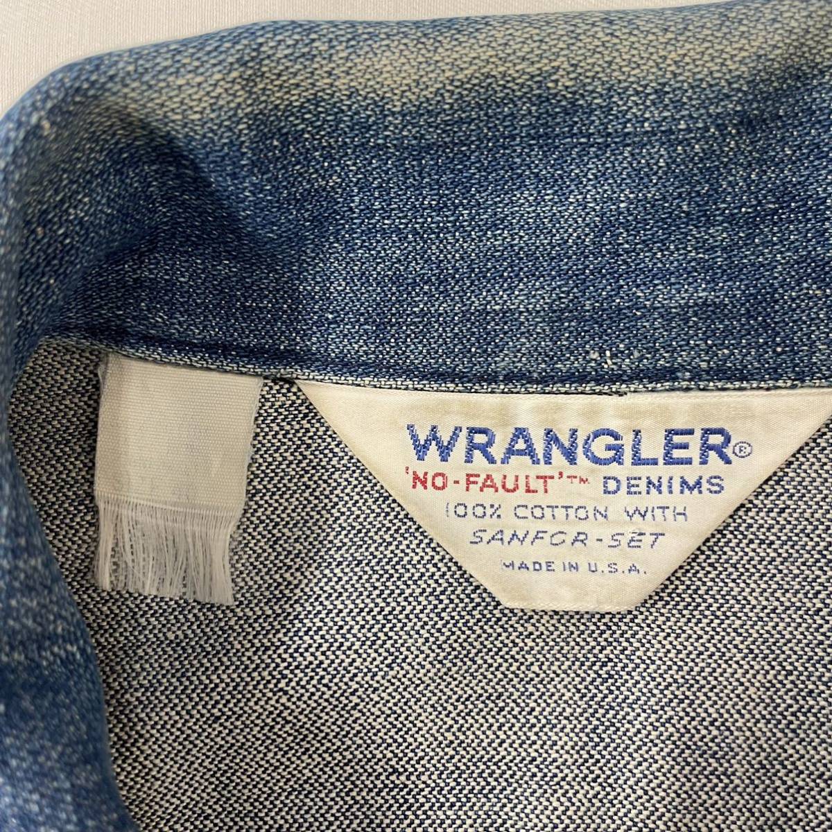 MADE IN USA】70s 80s Wrangler ラングラー 126MJ No Fault MADE IN USA】70s 80s Wrangler ラングラー 126MJ No Fault
