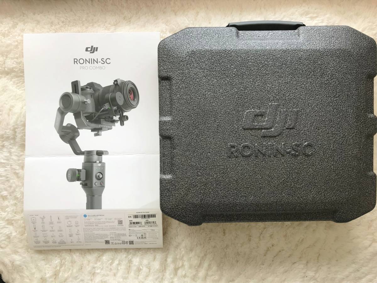お1人様1点限り】 国内正規品DJI Ronin-SC Pro コンボ 一眼 ミラーレス