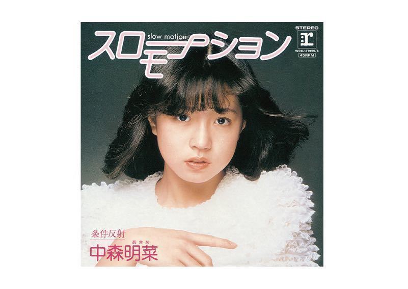 【送料無料】中森明菜「スローモーション」&「はじめまして」BOX(7inchピクチャー・レコード+Blu-ray)完全生産限定 条件反射 品質極上 中森明菜 スローモーション&はじめまして ブルーレイ CD 完全生産限定 BOX 邦楽