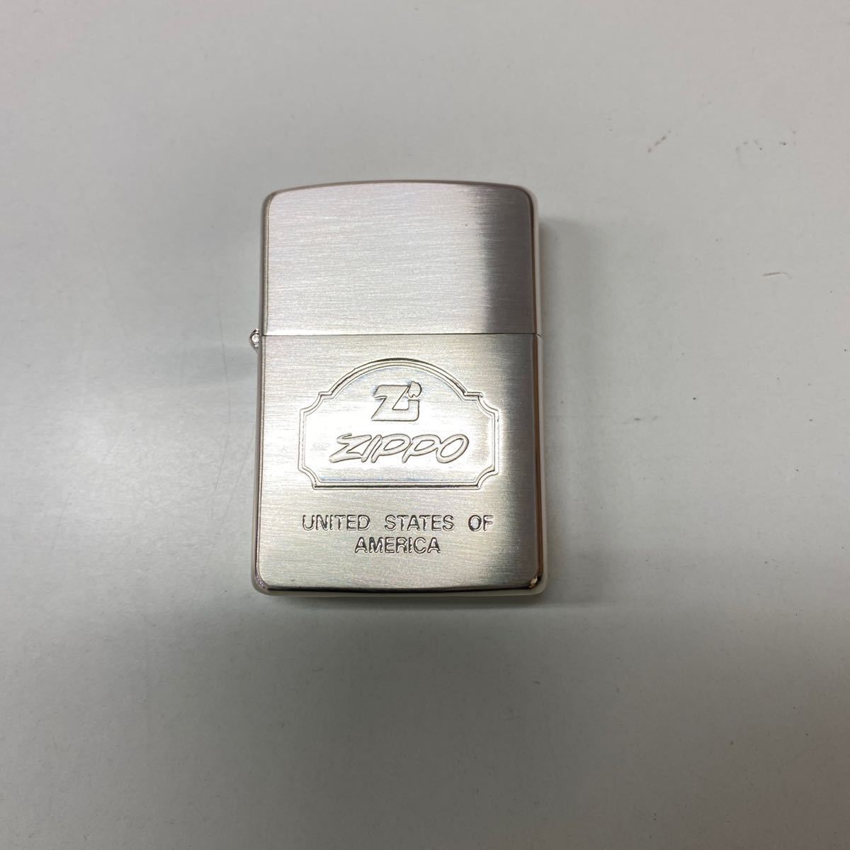 F0414】未使用 長期保管品 ZIPPO ジッポー ジッポライター シルバー