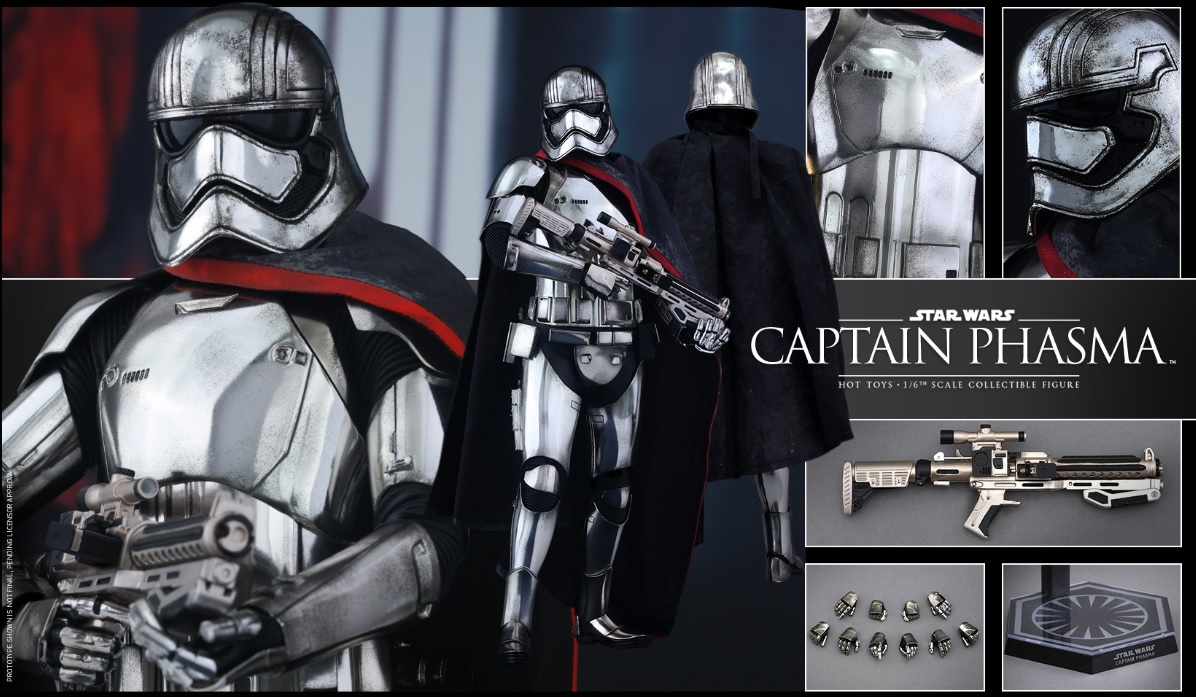 ★ラスト1個!! ★絶版/新品未開封★Hottoys 1/6 CAPTAIN PHASMA EP7 フォースの覚醒★