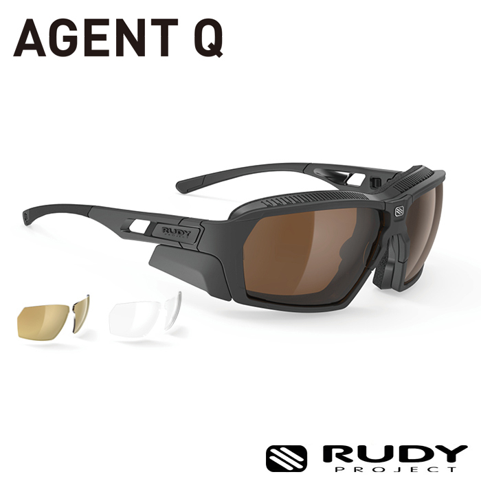 【正規販売店】RUDY PROJECT SP709806-S003 AGENT Q エージェントQ スポーツサングラス ブラックマットフレーム