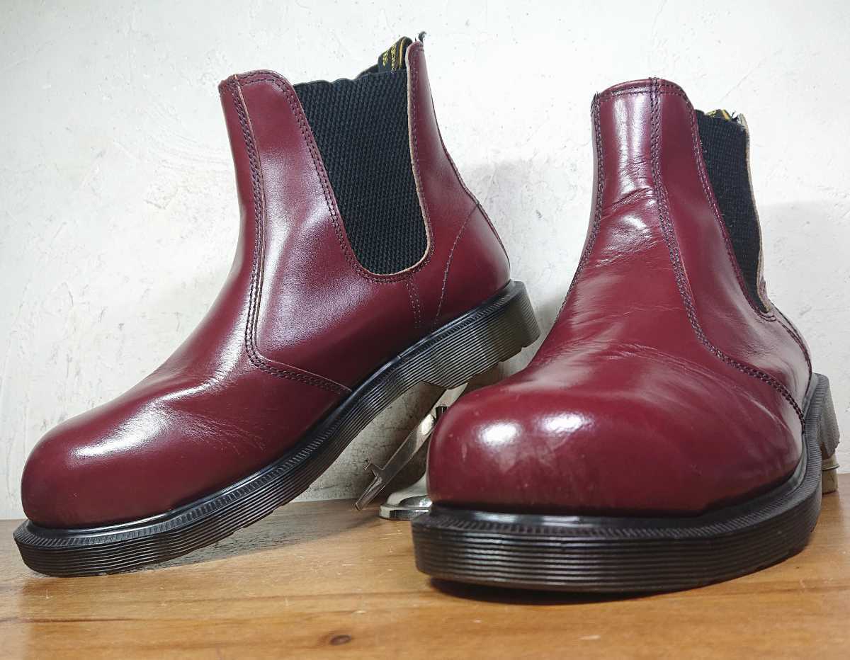美品/送料無料】英国製 Dr.Martens/ドクターマーチン スチールトゥ