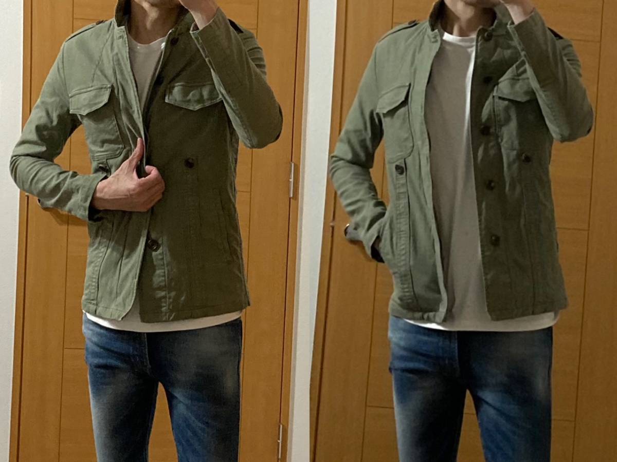 直営限定 定価4.4万 junhashimoto STRETCH NEXT G ARMY 2 カーキ ジュンハシモト ストレッチネクストブルゾン ミリタリージャケットwjk akm