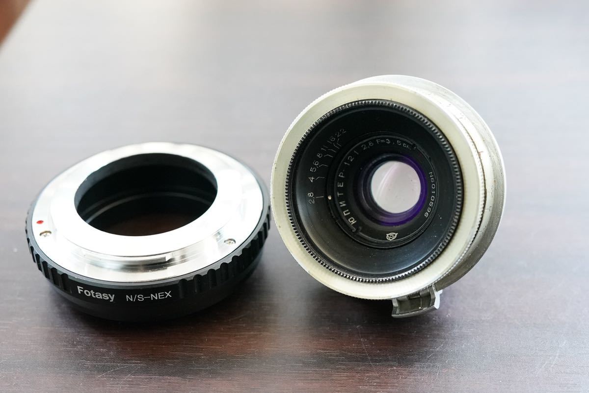 希少 シルバー Jupiter-12 35mm f2.8 コンタックスRFマウント E