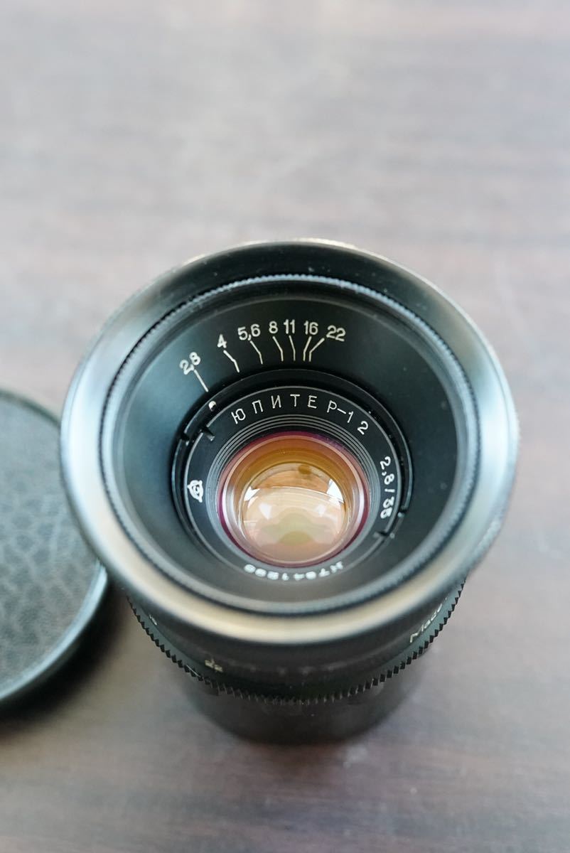 未使用品 Jupiter-12 35mm f2.8 L39 ライカlマウント オールドレンズ