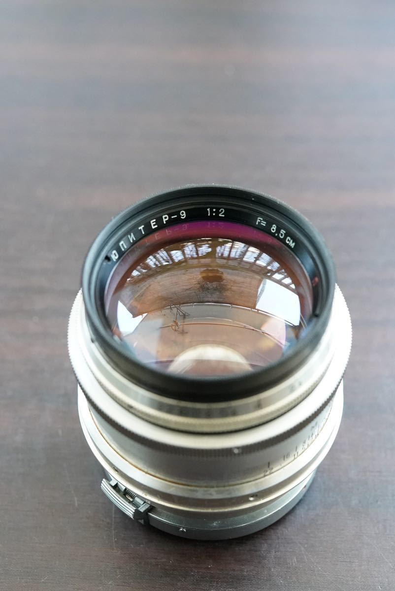 ほぼ未使用品 超希少 シルバー Jupiter-9 85mm f2 旧コンタックスRF オールドレンズ 単焦点 検) zeiss sonnar ジュピター9 contax 3_画像3