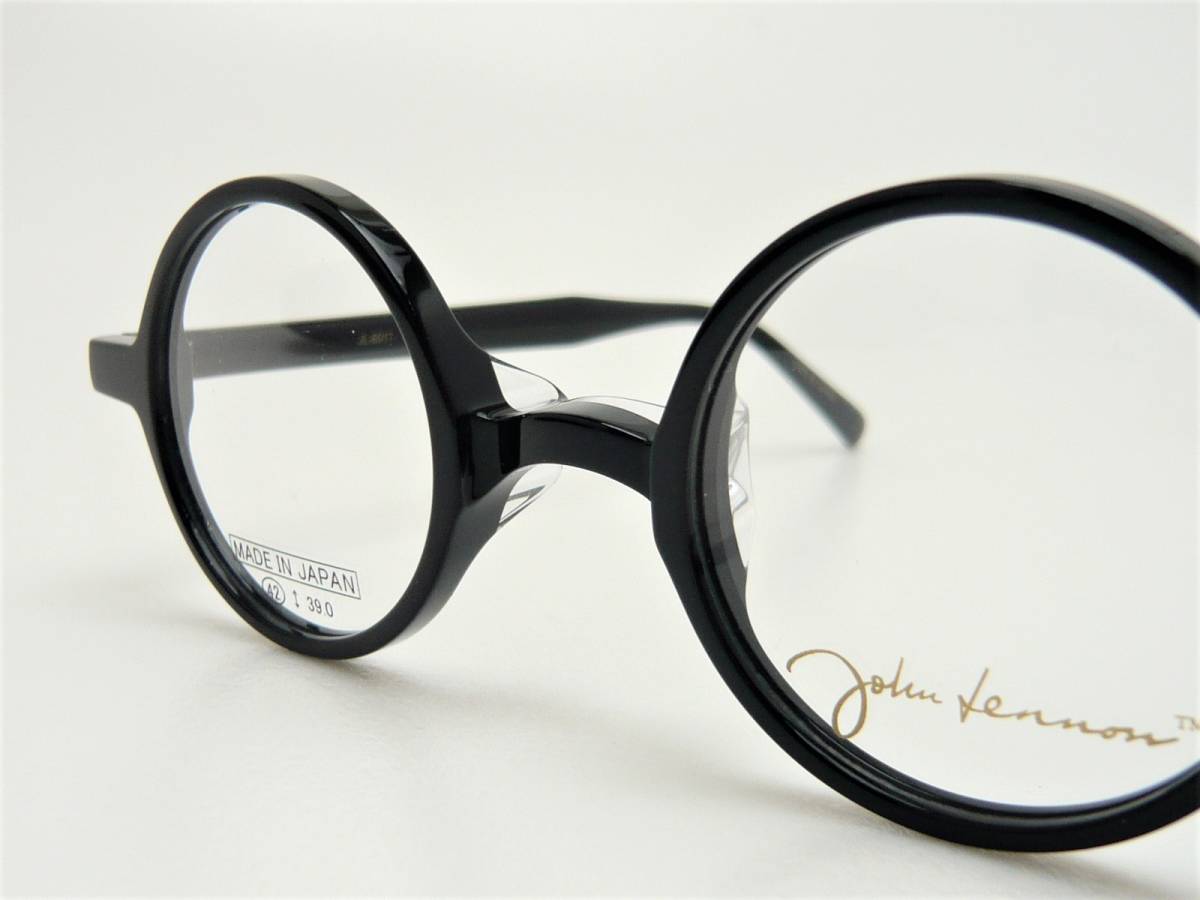 新品 ジョンレノン メガネ JL-6017-1-42 ブラック JOHN LENNON 一山