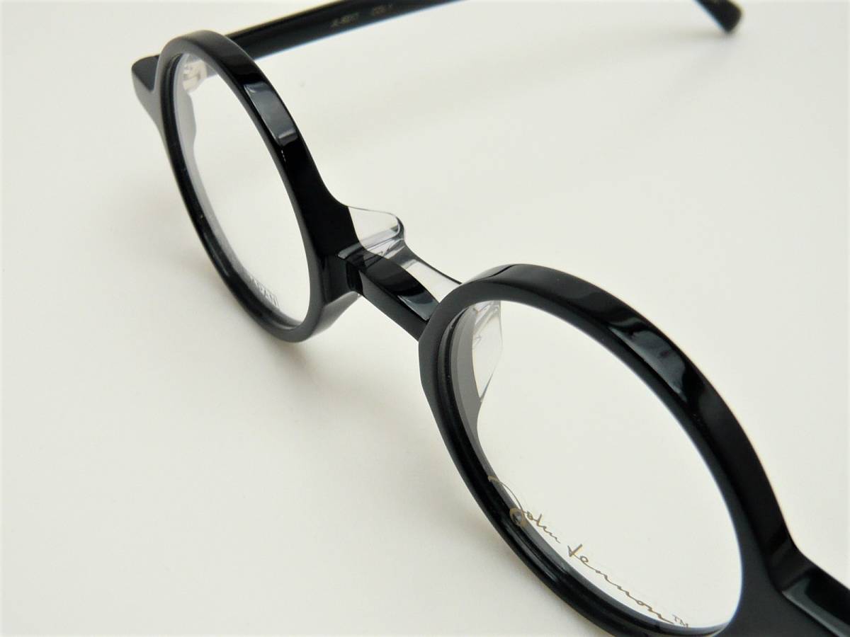 新品 ジョンレノン メガネ JL-6017-1-42 ブラック JOHN LENNON 一山