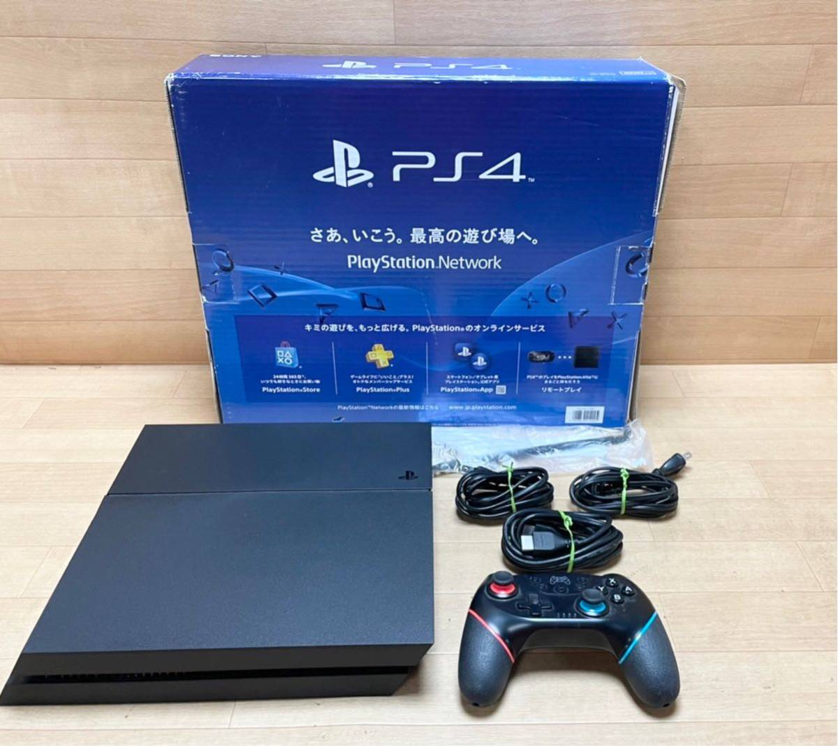 美品☆ 動作確認済み☆ PS4 本体 セット 500GB ブラック SONY