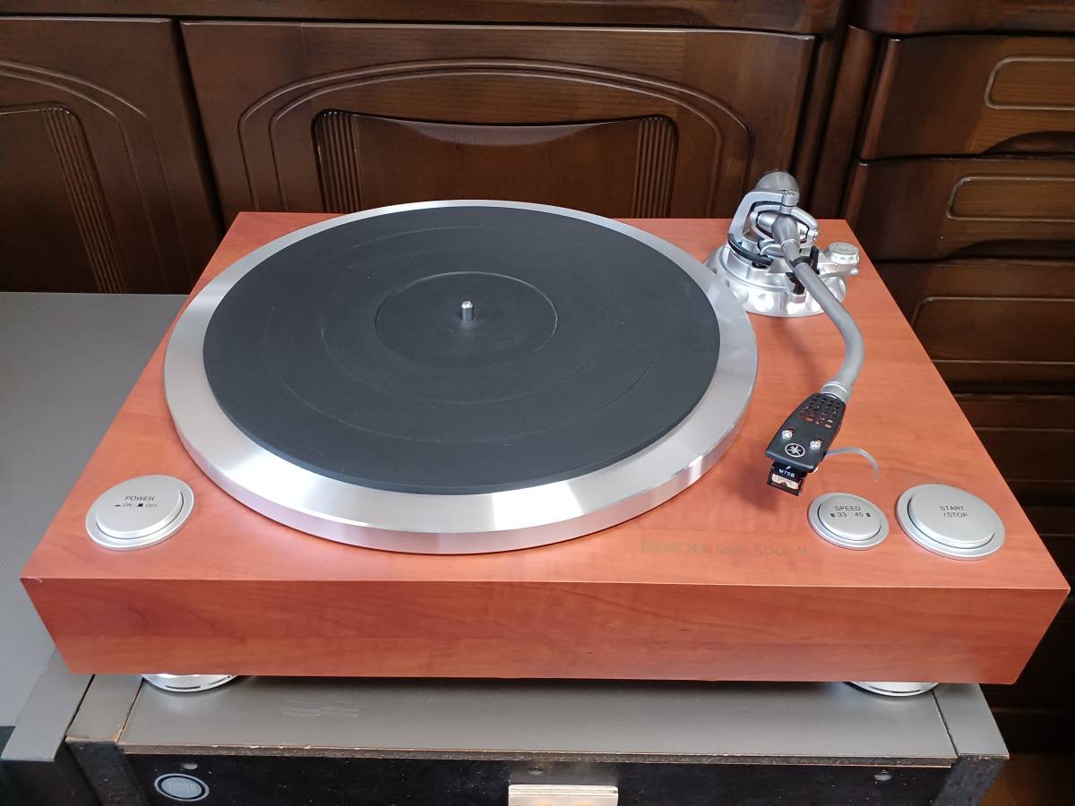 美品 動作品 SHURE M75B付 DENON デノン DP-500M レコードプレーヤー